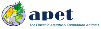 Apet logo - The finest in aquatic and companion animals